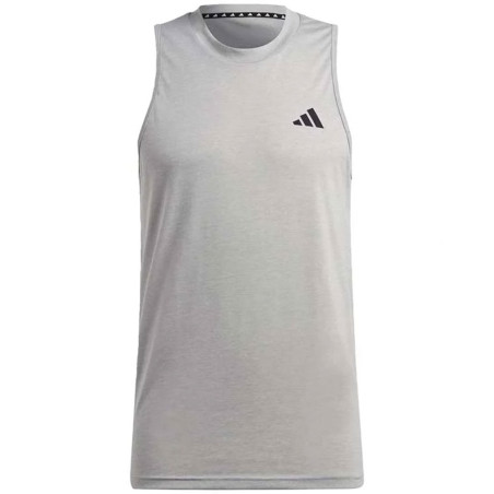 Camiseta Regata adidas Masculino TR-ES FR SL T S Cinza - IC6950
