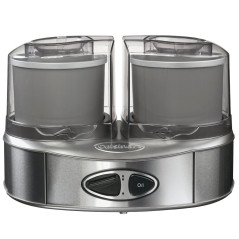 Cuisinart ICE40BCE Ice Cream Maker 50W Inox 220V - 2x1L
