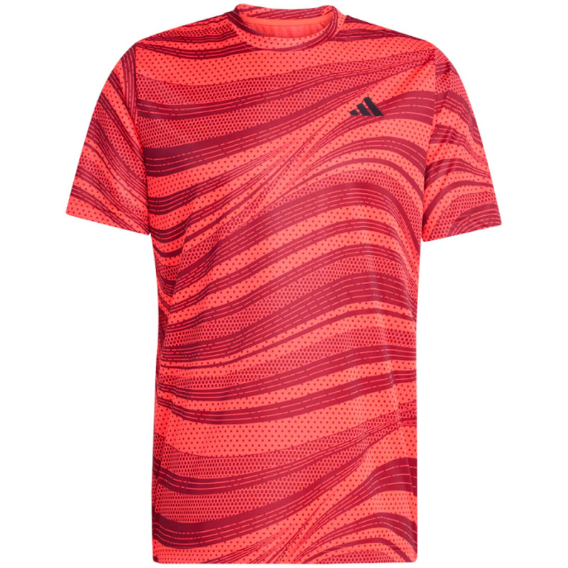 Camiseta adidas Masculino Club Graph Tee M Vermelho - JE0407