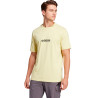 Camiseta adidas Masculino Sportswear M LIN SJ T S Amarelo - JE9003