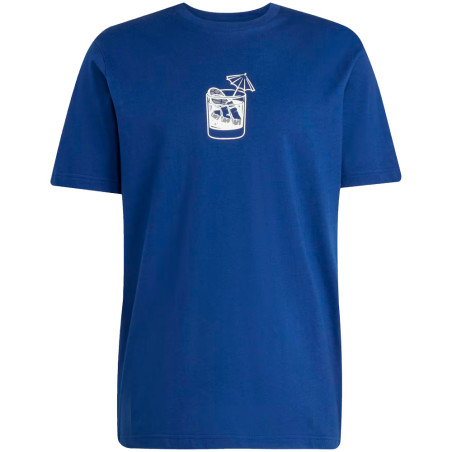 Camiseta adidas Masculino Sportswear M L Drink Tee M Dark Blue - JJ4014
