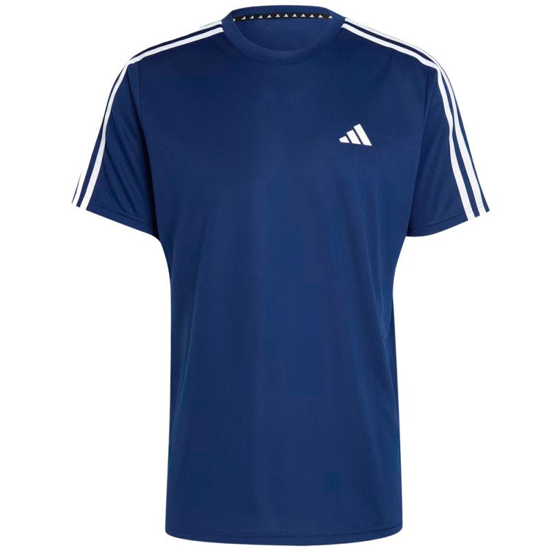 Camiseta adidas Masculino TR-ES Base 3S T M Azul - IB8152