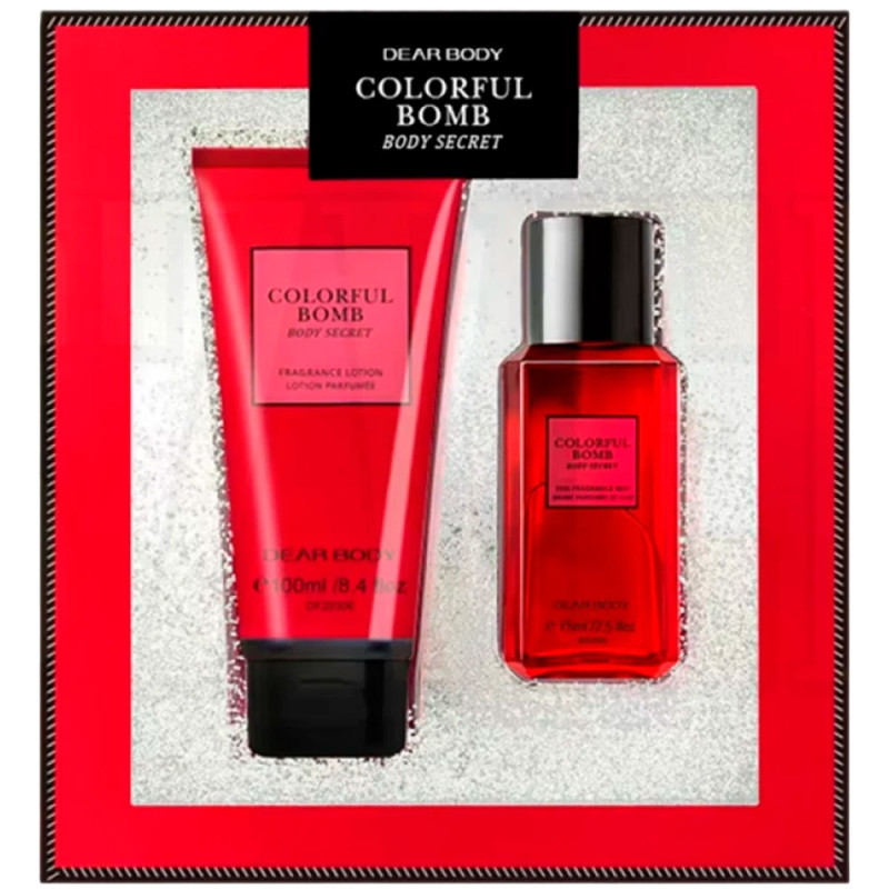 Kit Dear Body Colorful Bomb Body Secret
