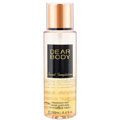 Colônia Dear Body Frag Mist Sweet Temptat Feminino 250ML