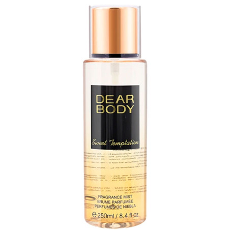 Colônia Dear Body Frag Mist Sweet Temptat Feminino 250ML