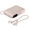 Carregador Portátil Belkin BoostCharge 10K With Display Sand – BPB027fqSD