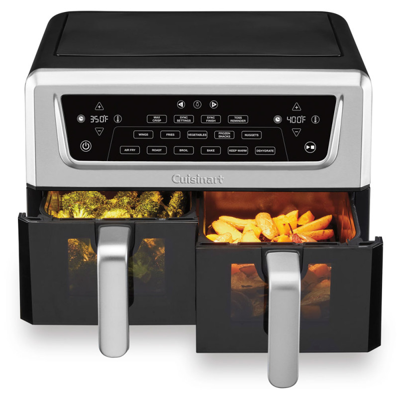 Air Fryer Dual Zone Cuisinart ADZ-112C - 2x5,2 L, 232°C