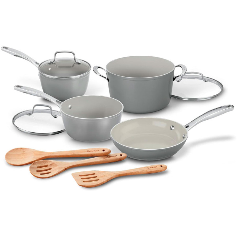 Jogo de Panelas Cuisinart CRA-10C Recycled Aluminum - 10 Peças