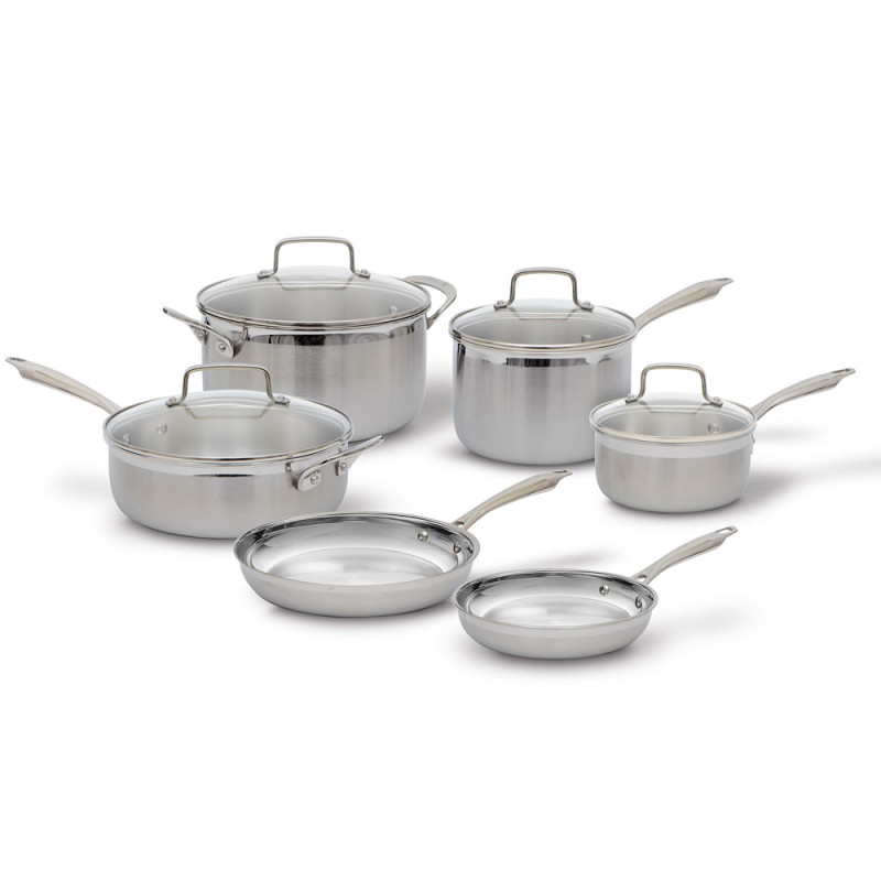Jogo de panelas Cuisinart MCP-10PC Multiclad Pro - 10 Peças