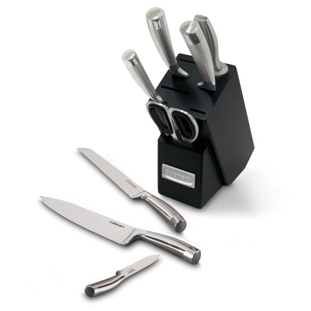 Jogo de Facas com Bloco Cuisinart C99SS-9PC Vedge SS Knife - 9 Peças