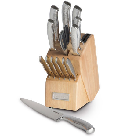 Jogo de Facas com Bloco Cuisinart SSC-15HHC Hand Hammered Cutlery - 15 Peças