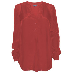 Tommy Hilfiger Women's Blouse WW0WW19322 668 08 Red