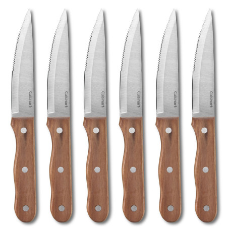 Jogo de Facas Cuisinart C55W-S6STKC Walnut - 6 Peças
