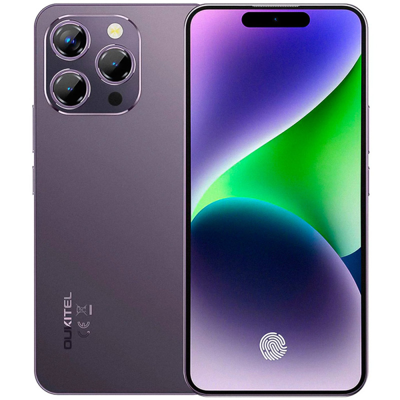 Smartphone OUKITEL P1 LTE Dual SIM 8GB+256GB 6.7″ - Roxo