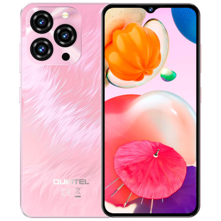 Smartphone OUKITEL C3 Dual SIM LTE 4GB+256GB 6.52″ - Rosa