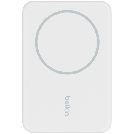 Carregador Portátil Magnético Belkin 5.000 mAh Branco – BPD004BTWT