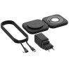 Carregador Wireless Belkin Travel Pad WIZ026vfBK 2-IN-1 15W Boostcharge Pro Qi2 Magsafe - Preto