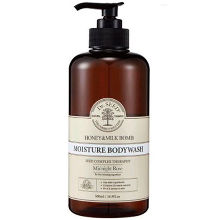 Body Wash Dr Seed Moist Honey Y Milk Mid Rose 500ML