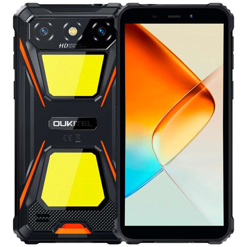 Smartphone OUKITEL G5 Dual SIM LTE 4GB+128GB 6.0″ - Laranja