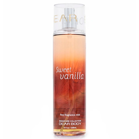 Colônia Dear Body Frag Mist Sweet Vanilla 236ML