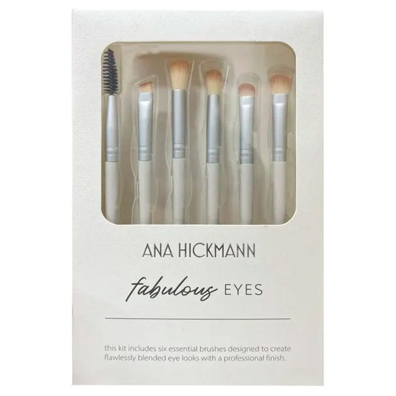 Kit Brochas Ana Hickmann Fabulous Eyes AH042 – 6 piezas
