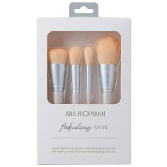 Kit de pinceles Fabulous Skin Ana Hickmann AH043 - 4 piezas