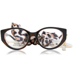Óculos Guess GU2885 – Armação Feminina Havanna em Acetato