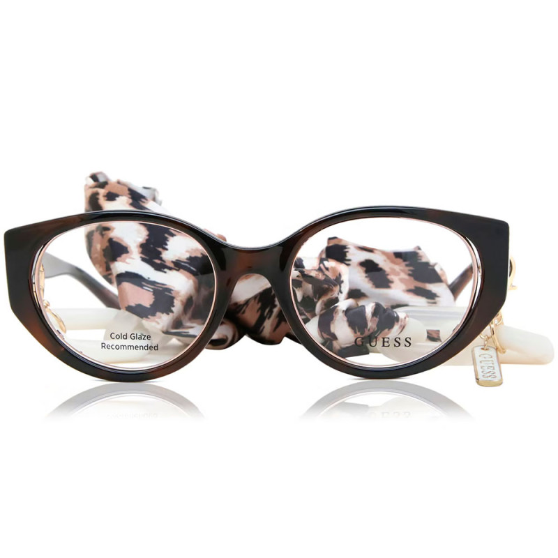 Óculos Guess GU2885 – Armação Feminina Havanna em Acetato