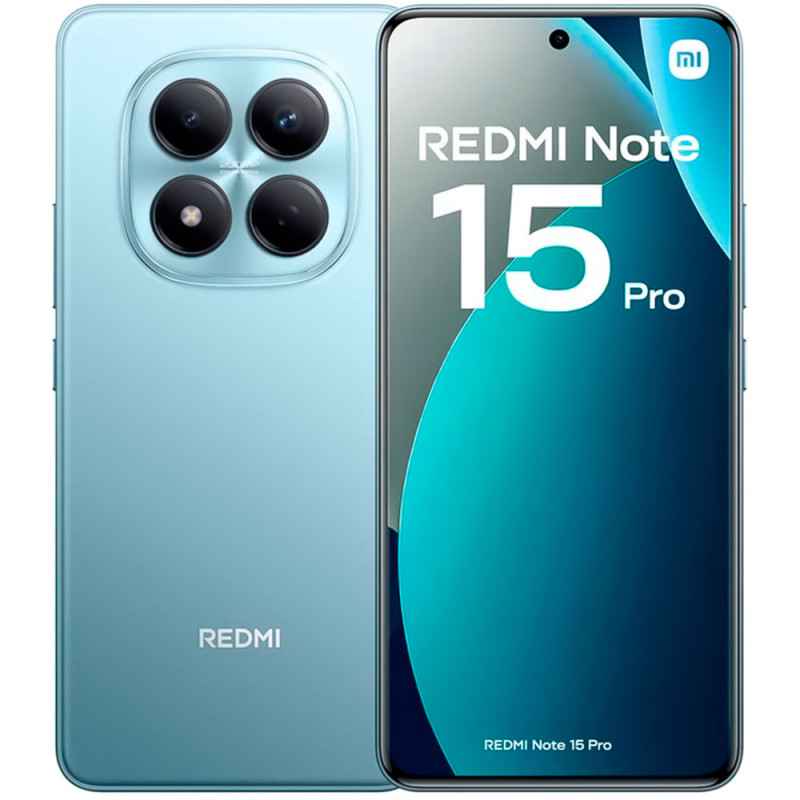 Smartphone Xiaomi Redmi Note 15 Pro Dual SIM 8GB+256GB 6.77″ - Glacier Blue US 72715