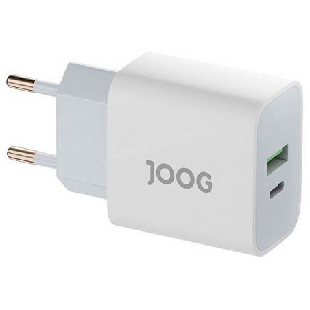 Carregador de Parede Joog PD30W-JG 2 Saida 30W USB-A/USB-C Anatel PYL