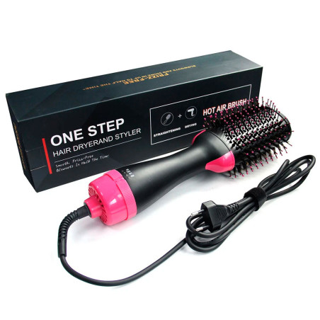 Cepillo secador Hot Air Brush One Step 220V - Práctico