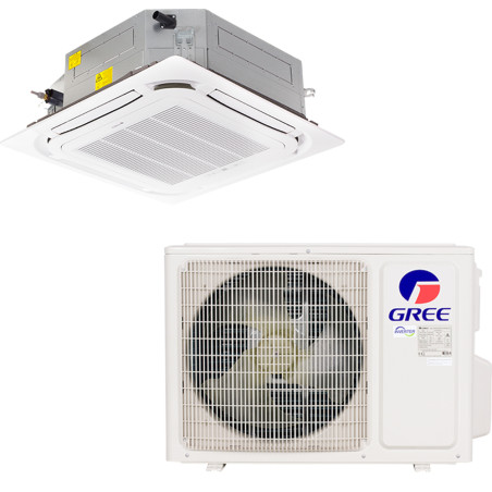 Ar Condicionado Gree R32 Cassette Inverter 24.000BTUs 220V 50 Hz - Branco