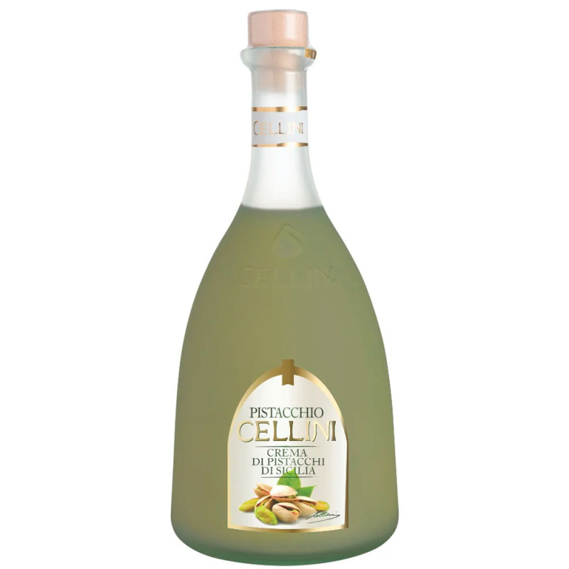 Licor Cellini Pistacchio 17% 700ML - Pistacho italiano cremoso