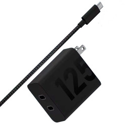 Cargador Motorola PG38C06718 125W TurboPower USB-C - Negro