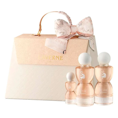 Kit Laverne Perfume Sense Forever Blanco 75ML+Hair Spray 75ML+10ML