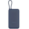 Carregador Portátil Xiaomi Power Bank 20000 mAh 33W USB-A/ USB-C (Cabo Integrado) Azul - BHR8975GL
