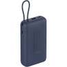 Carregador Portátil Xiaomi Power Bank 20000 mAh 33W USB-A/ USB-C (Cabo Integrado) Azul - BHR8975GL
