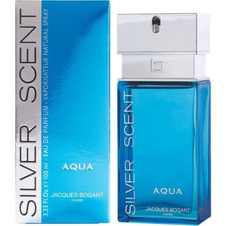 Perfume Jacques Bogart Silver Scent Aqua Eau de Parfum Masculino 100ML
