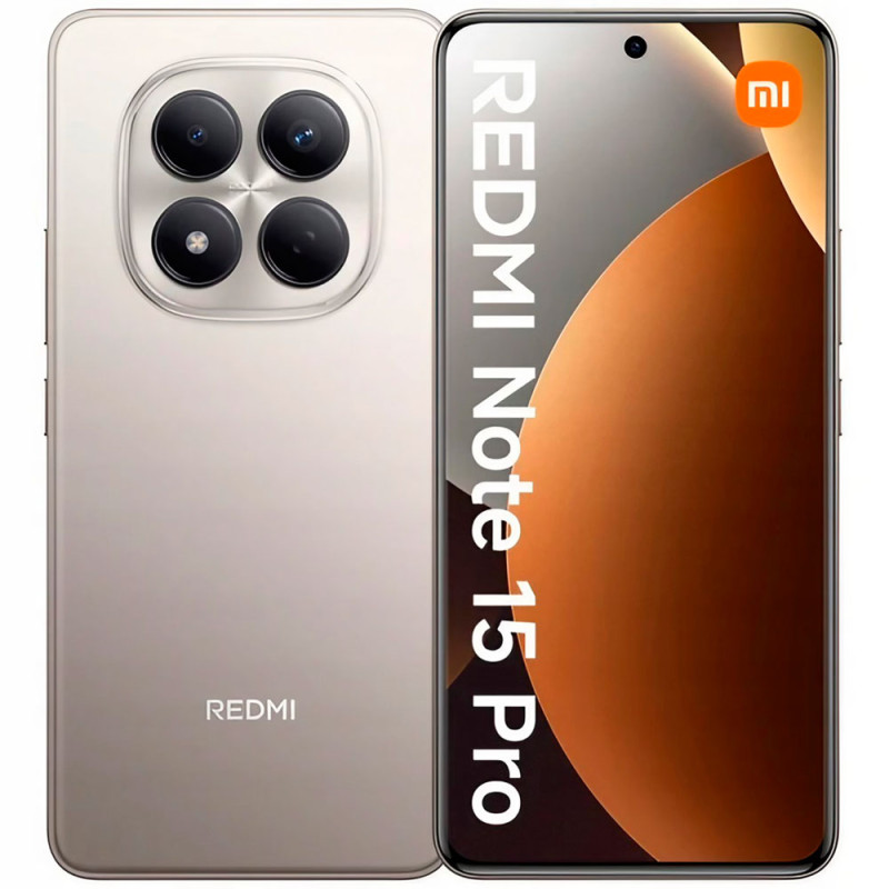 Smartphone Xiaomi Redmi Note 15 Pro Dual SIM 8GB+256GB 6.77″ - Titanium EU 72698