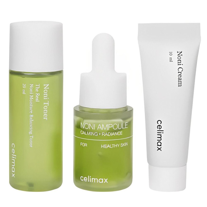 Kit The Real Noni Starter Celimax - Tônico, Sérum e Hidratante