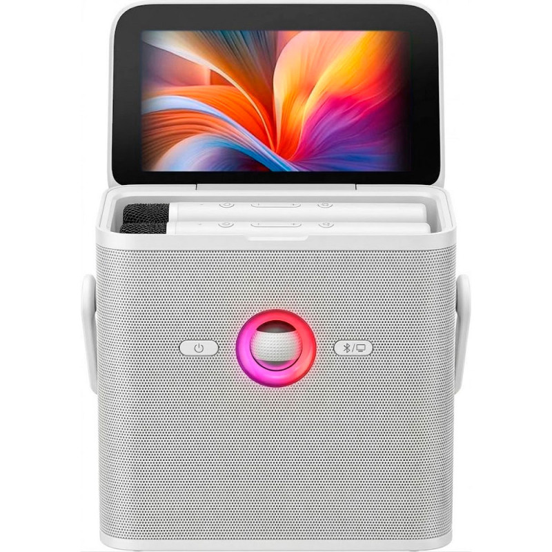 Speaker Joog Shell S3 7” 80W RMS/Wi-Fi 5G/Bateria 35WH 2 Microfone Branco