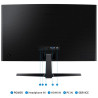 Monitor Curvo Samsung  Essential S3 S36GD 27'' FHD 100hz 1800R LS27D366GANXZA D-SUB HD