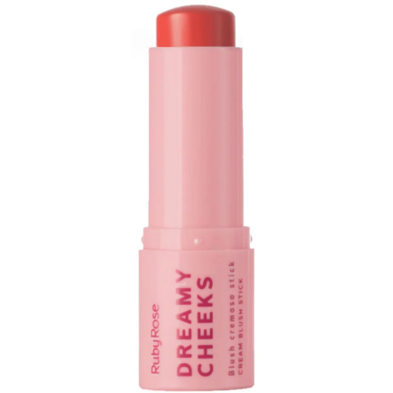 Blush em Bastão Ruby Rose HB M01 G1 Dreamy Cheeks Linha Rosa