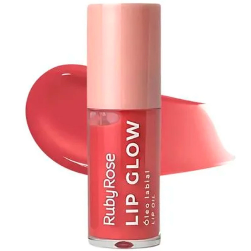 Óleo Labial Ruby Rose HB L6502 Glow Linea Rosa (UND)