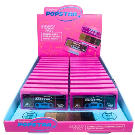 Sombra para Sobrancelhas Ruby Rose HB E2510 Pospstar (UND)