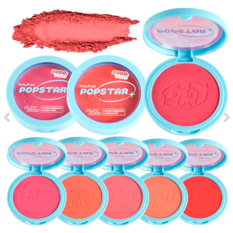Blush Compacto Ruby Rose HB M08 Popstar (UND)