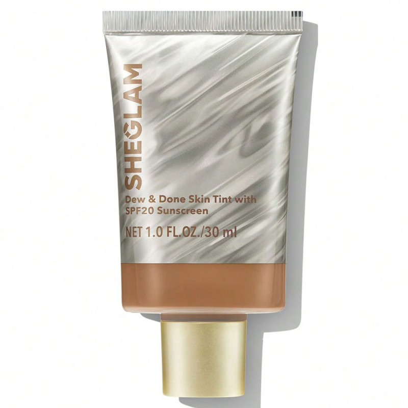 Tinta Facial SHEGLAM Dew & Done Skin Tint SPF20 Saddle 30ML