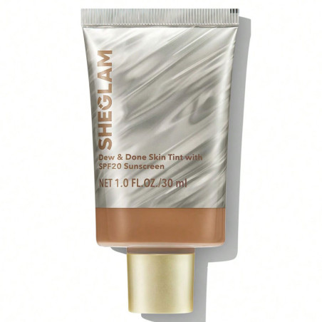 Tinta Facial SHEGLAM Dew & Done Skin Tint SPF20 Saddle 30ML