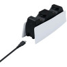 Estação de Carregamento Joog JGAM-ACS05 para Controle de PS5 - Branco/Preto