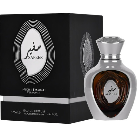 Perfume Lattafa Niche Emarati Safeer Eau de Parfum Masculino 100ML